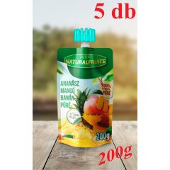 JuRA Ananász-mangó-banánpüré 200g 5db