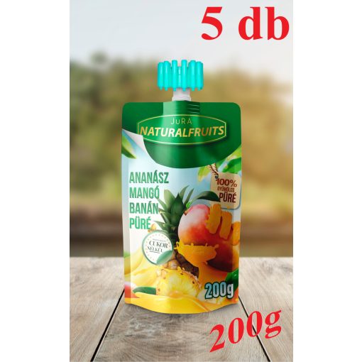 JuRA Ananász-mangó-banánpüré 200g 5db