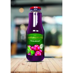 JuRA Vörös áfonyalé - 100% gyümölcsből, 1l